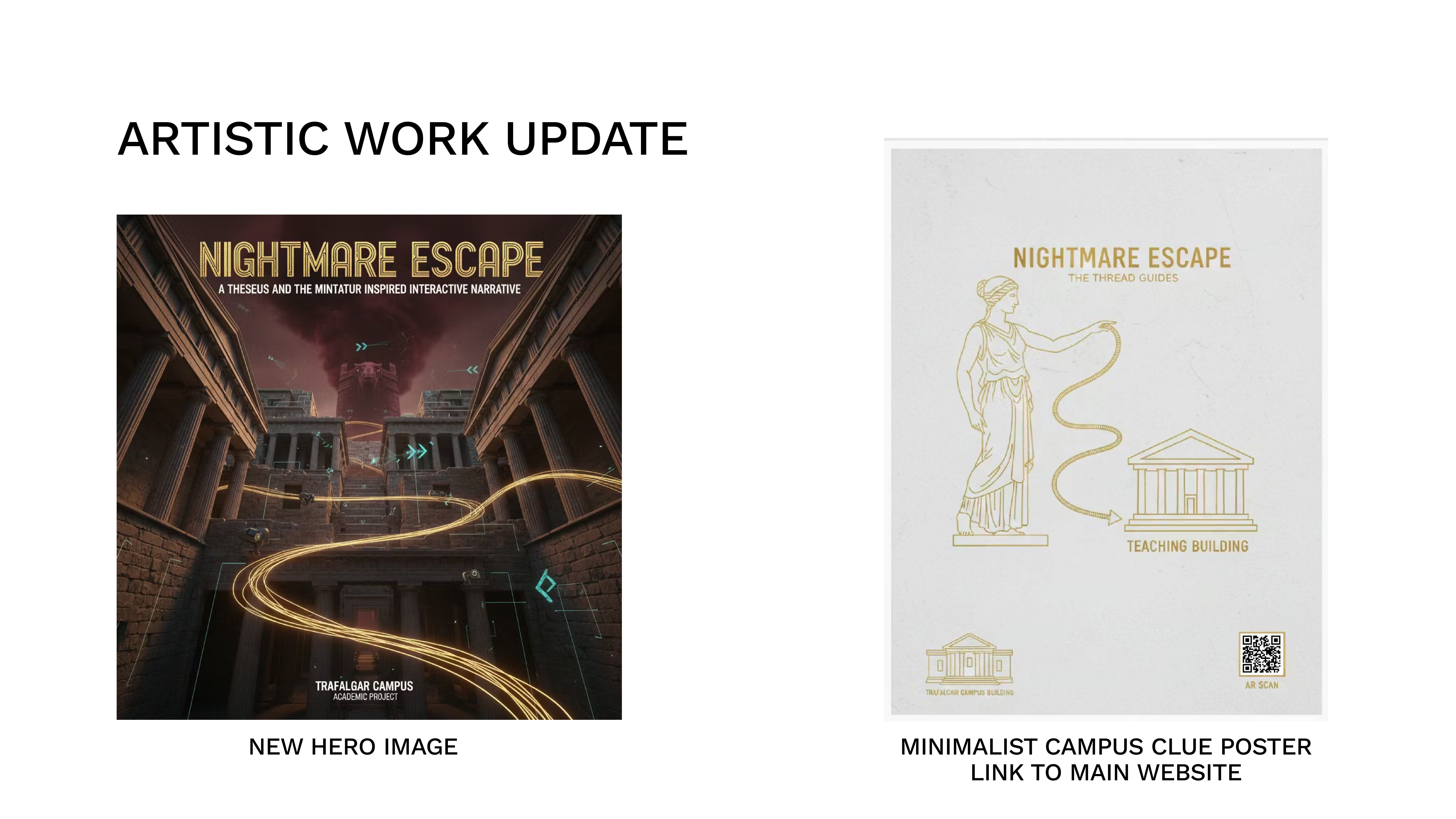 Overview hero section and campus poster